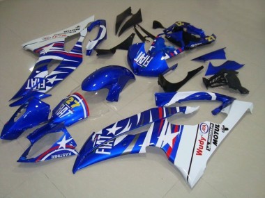 Großhandel R6 2008-2016 Motorrad Verkleidungen - Blau Weiß Fiat 27 Rot Wudy