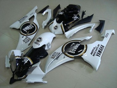 Großhandel R6 2008-2016 Motorrad Verkleidungen - Schwarzer Lucky Strike