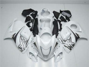 Großhandel GSXR 1300 Hayabusa 2008-2019 Motorrad Verkleidungen - Weiß