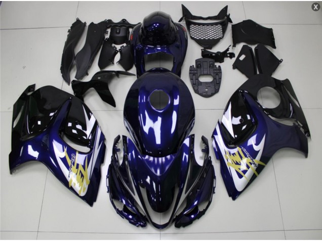 Großhandel GSXR 1300 Hayabusa 2008-2019 Motorrad Verkleidungen - Blau Gold Großhandel GSXR 1300 Hayabusa 2008-2019 Motorrad Verkleidungen - Blau Gold