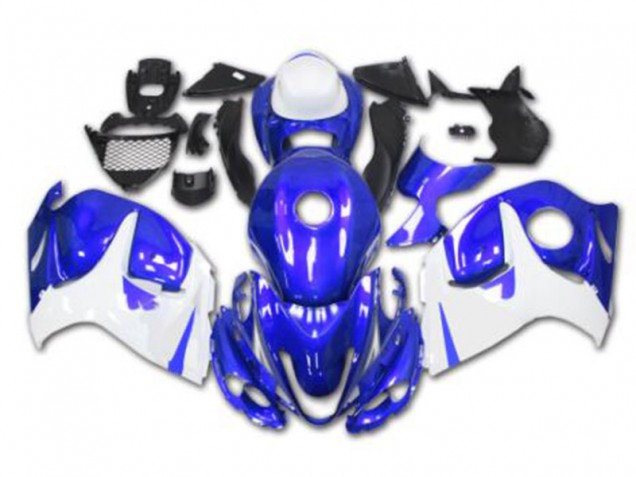 Großhandel GSXR 1300 Hayabusa 2008-2019 Motorrad Verkleidungen - Blau Weiß Großhandel GSXR 1300 Hayabusa 2008-2019 Motorrad Verkleidungen - Blau Weiß