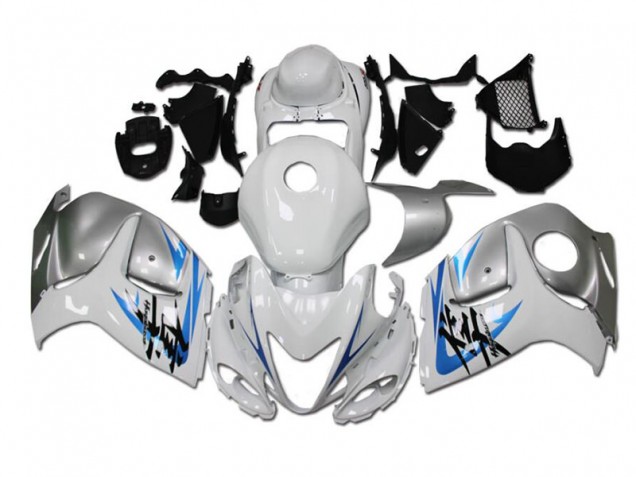 Großhandel GSXR 1300 Hayabusa 2008-2019 Motorrad Verkleidungen - Weiß Blau Großhandel GSXR 1300 Hayabusa 2008-2019 Motorrad Verkleidungen - Weiß Blau