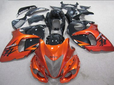 Großhandel GSXR 1300 Hayabusa 2008-2019 Motorrad Verkleidungen - Orange Schwarz