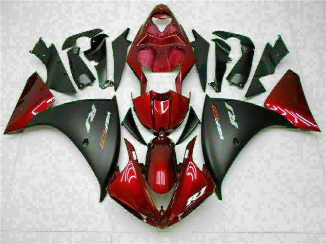 Großhandel R1 2009-2011 Motorrad Verkleidung - Rot Schwarz Großhandel R1 2009-2011 Motorrad Verkleidung - Rot Schwarz
