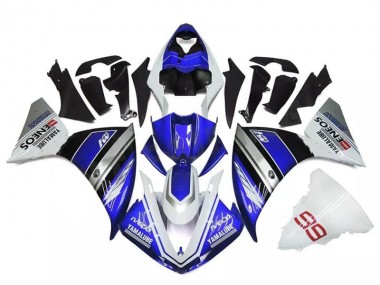 Großhandel R1 2009-2011 Motorrad Verkleidungen - Weiß Blau Silber