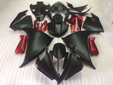 Großhandel R1 2009-2011 Motorrad Verkleidungen - Matt Schwarz Glänzend Rot