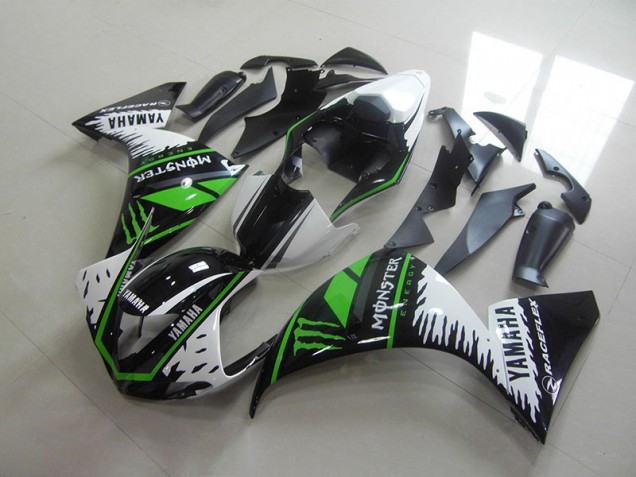 Großhandel R1 2009-2011 Motorrad Verkleidungen - Weiß Grün Monster Großhandel R1 2009-2011 Motorrad Verkleidungen - Weiß Grün Monster
