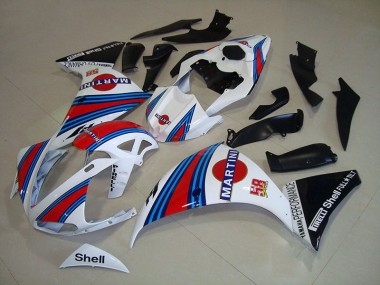 Großhandel R1 2009-2011 Motorrad Verkleidungen - Weiß Schwarz Martini