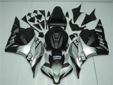 Großhandel CBR 600 RR 2009-2012 Motorrad Verkleidungen - Schwarz Silber Repsol