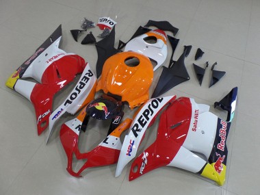 Großhandel CBR 600 RR 2009-2012 Motorrad Verkleidungen - Repsol Rot Bull