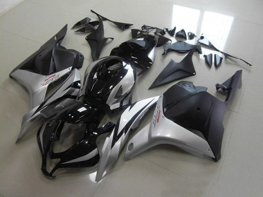 Großhandel CBR 600 RR 2009-2012 Motorrad Verkleidungen - Schwarz Silber