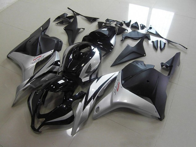 Großhandel CBR 600 RR 2009-2012 Motorrad Verkleidungen - Schwarz Silber