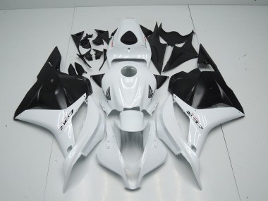 Großhandel CBR 600 RR 2009-2012 Motorrad Verkleidungen - Weiß Matt Schwarz