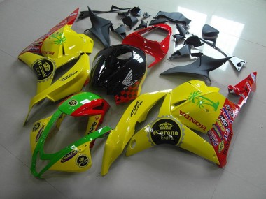 Großhandel CBR 600 RR 2009-2012 Motorrad Verkleidungen - Gelb Corona Extra