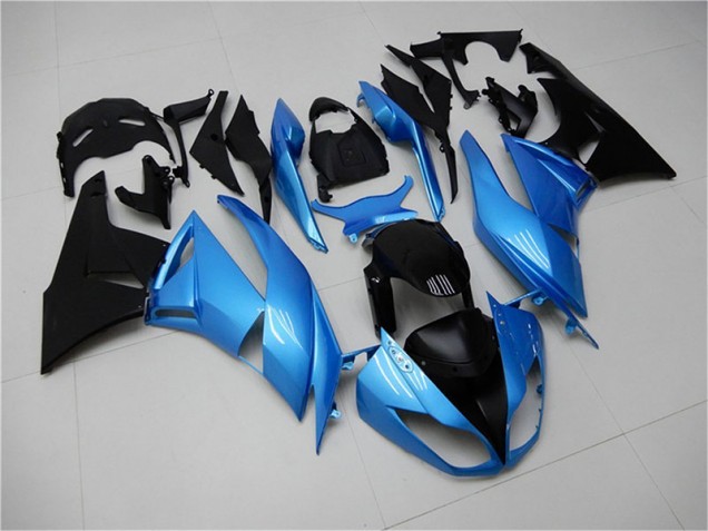 Großhandel ZX6R 2009-2012 Motorrad Verkleidung - Blau Schwarz Großhandel ZX6R 2009-2012 Motorrad Verkleidung - Blau Schwarz
