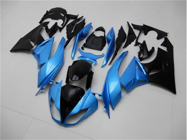 Großhandel ZX6R 2009-2012 Motorrad Verkleidung - Blau Schwarz Großhandel ZX6R 2009-2012 Motorrad Verkleidung - Blau Schwarz