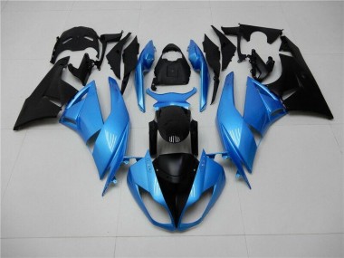 Großhandel ZX6R 2009-2012 Motorrad Verkleidung - Blau Schwarz