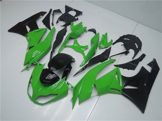 Großhandel ZX6R 2009-2012 Motorrad Vollverkleidung - Grün Schwarz Großhandel ZX6R 2009-2012 Motorrad Vollverkleidung - Grün Schwarz