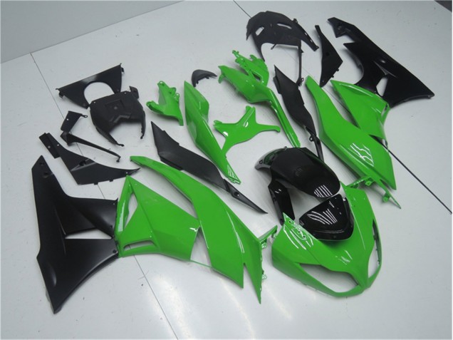 Großhandel ZX6R 2009-2012 Motorrad Vollverkleidung - Grün Schwarz Großhandel ZX6R 2009-2012 Motorrad Vollverkleidung - Grün Schwarz