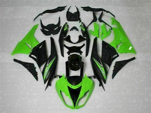 Großhandel ZX6R 2009-2012 Motorrad Verkleidungen - Schwarz Grün 636 Großhandel ZX6R 2009-2012 Motorrad Verkleidungen - Schwarz Grün 636