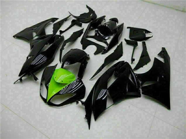 Großhandel ZX6R 2009-2012 Motorrad Verkleidung - Schwarz Grün Großhandel ZX6R 2009-2012 Motorrad Verkleidung - Schwarz Grün