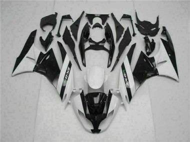 Großhandel ZX6R 2009-2012 Motorrad Verkleidungen - Schwarz Weiß