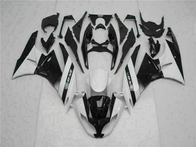 Großhandel ZX6R 2009-2012 Motorrad Verkleidungen - Schwarz Weiß Großhandel ZX6R 2009-2012 Motorrad Verkleidungen - Schwarz Weiß