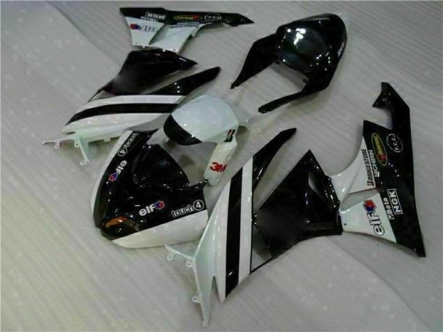 Großhandel ZX6R 2009-2012 Motorrad Verkleidung - Schwarz Weiß 3M Touch4 Großhandel ZX6R 2009-2012 Motorrad Verkleidung - Schwarz Weiß 3M Touch4