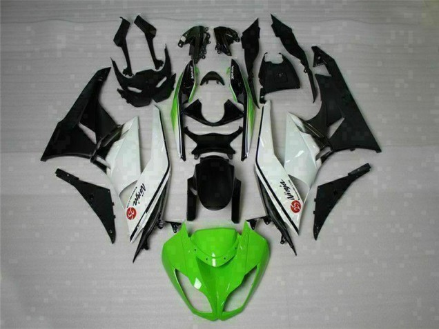 Großhandel ZX6R 2009-2012 Motorrad Verkleidungen - Grün Schwarz Weiß 25 Großhandel ZX6R 2009-2012 Motorrad Verkleidungen - Grün Schwarz Weiß 25