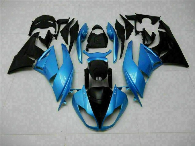 Großhandel ZX6R 2009-2012 Motorrad Verkleidungen - Blau Schwarz Großhandel ZX6R 2009-2012 Motorrad Verkleidungen - Blau Schwarz