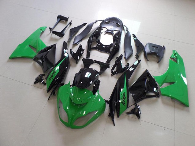 Großhandel ZX6R 2009-2012 Motorrad Verkleidungen - Grün und Schwarz Großhandel ZX6R 2009-2012 Motorrad Verkleidungen - Grün und Schwarz