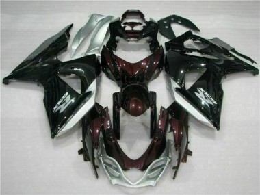 Großhandel GSXR 1000 K9 2009-2016 Motorrad Verkleidung - Braun Schwarz