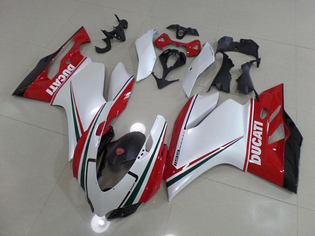 Großhandel Ducati 1199 2011-2014 Motorrad Verkleidung - Weiß Rot Großhandel Ducati 1199 2011-2014 Motorrad Verkleidung - Weiß Rot