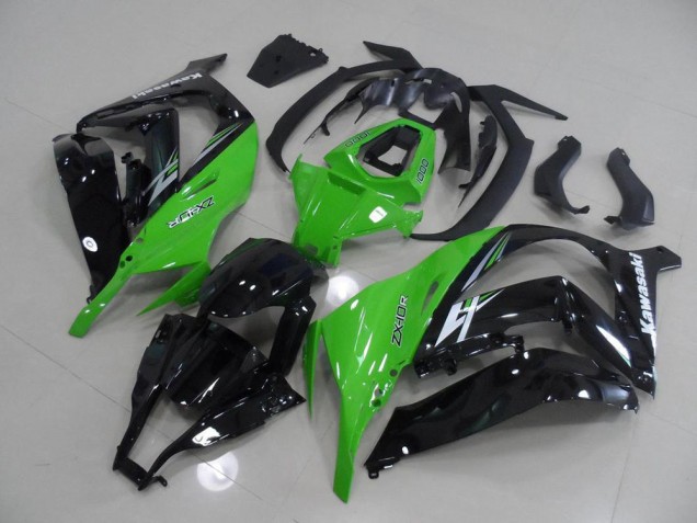 Großhandel ZX10R 2011-2015 Motorrad Verkleidungen - Grün und Schwarz Großhandel ZX10R 2011-2015 Motorrad Verkleidungen - Grün und Schwarz