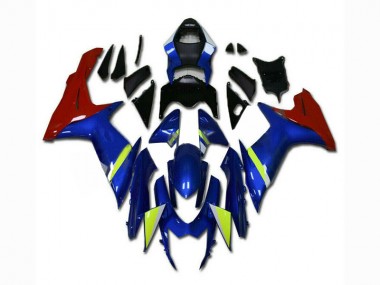 Großhandel GSXR 600 / 750 K11 2011-2024 Motorrad Verkleidungen - Blau Rot