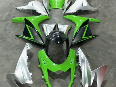 Großhandel GSXR 600 / 750 K11 2011-2024 Motorrad Verkleidungen - Grün Silber