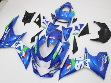 Großhandel GSXR 600 / 750 K11 2011-2024 Motorrad Verkleidungen - Blau Weiß Grün