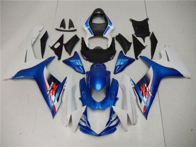 Großhandel GSXR 600 / 750 K11 2011-2024 Motorrad Vollverkleidung - Blau Weiß Großhandel GSXR 600 / 750 K11 2011-2024 Motorrad Vollverkleidung - Blau Weiß