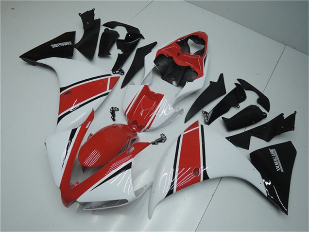 Großhandel R1 2012-2014 Motorrad Verkleidungen - Weiß Rot Schwarz Großhandel R1 2012-2014 Motorrad Verkleidungen - Weiß Rot Schwarz