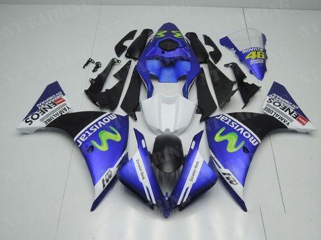 Großhandel R1 2012-2014 Motorrad Verkleidungen - Blau Weiß Schwarz Großhandel R1 2012-2014 Motorrad Verkleidungen - Blau Weiß Schwarz