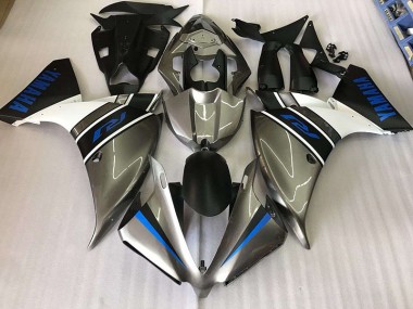 Großhandel R1 2012-2014 Motorrad Verkleidungen - Silber Blau