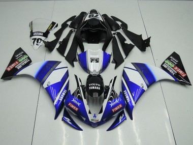 Großhandel R1 2012-2014 Motorrad Verkleidungen - Blau Schwarz Sterilgarda