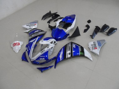 Großhandel R1 2012-2014 Motorrad Verkleidung - Blau Weiß