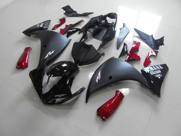 Großhandel R1 2012-2014 Motorrad Verkleidungen - Matt Schwarz Rot Großhandel R1 2012-2014 Motorrad Verkleidungen - Matt Schwarz Rot