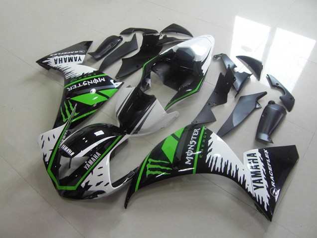 Großhandel R1 2012-2014 Motorrad Verkleidungen - Weiß Grün Monster Großhandel R1 2012-2014 Motorrad Verkleidungen - Weiß Grün Monster