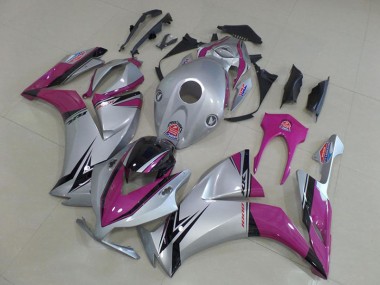 Großhandel CBR 1000 RR 2012-2016 Motorrad Verkleidungen - Silber Rosa