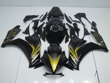 Großhandel CBR 1000 RR 2012-2016 Motorrad Verkleidungen - Glänzend Schwarz und Gold