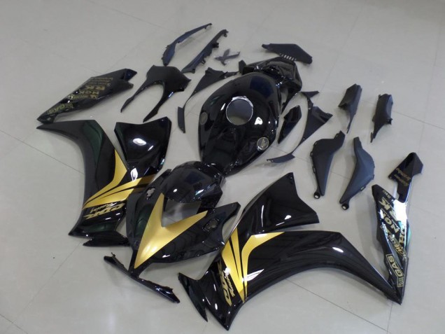 Großhandel CBR 1000 RR 2012-2016 Motorrad Verkleidungen - Glänzend Schwarz Gold Aufkleber Großhandel CBR 1000 RR 2012-2016 Motorrad Verkleidungen - Glänzend Schwarz Gold Aufkleber