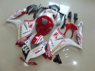 Großhandel CBR 1000 RR 2012-2016 Motorrad Verkleidungen - Rot Musashi
