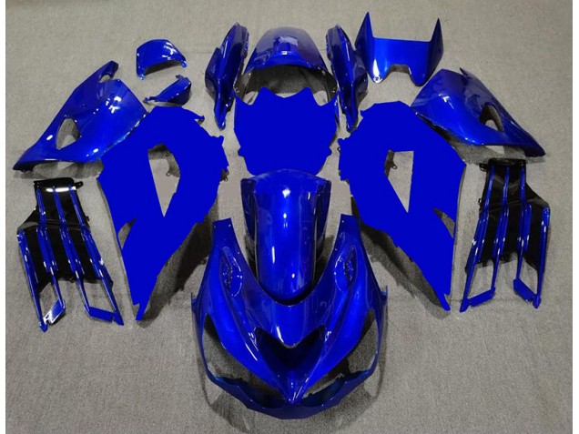 Großhandel ZX14R ZZR 1400 2012-2021 Motorrad Verkleidungen - Blau Schwarz Großhandel ZX14R ZZR 1400 2012-2021 Motorrad Verkleidungen - Blau Schwarz